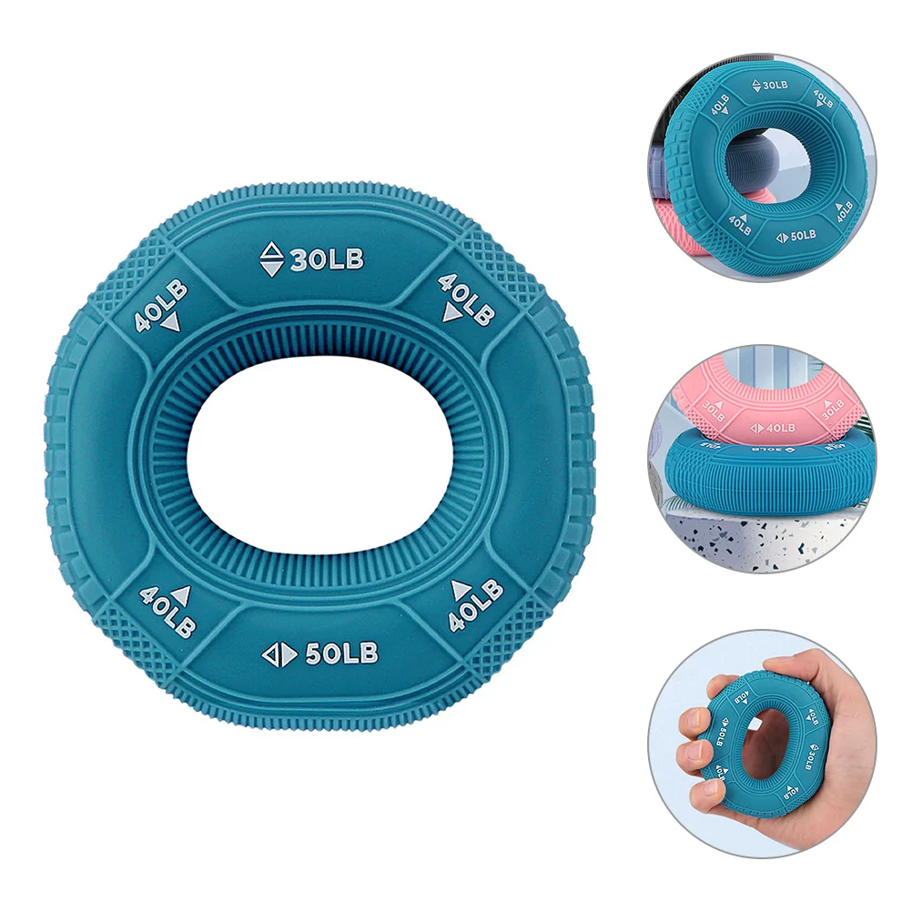 Hand Strengthener Grip Ring Forearm Trainer Gripper Donut Finger Training Exerciser Silicone Squeezer
Hand Strengthener Grip Ring Forearm Trainer Gripper Donut Finger Training Exerciser Silicone Squeezer