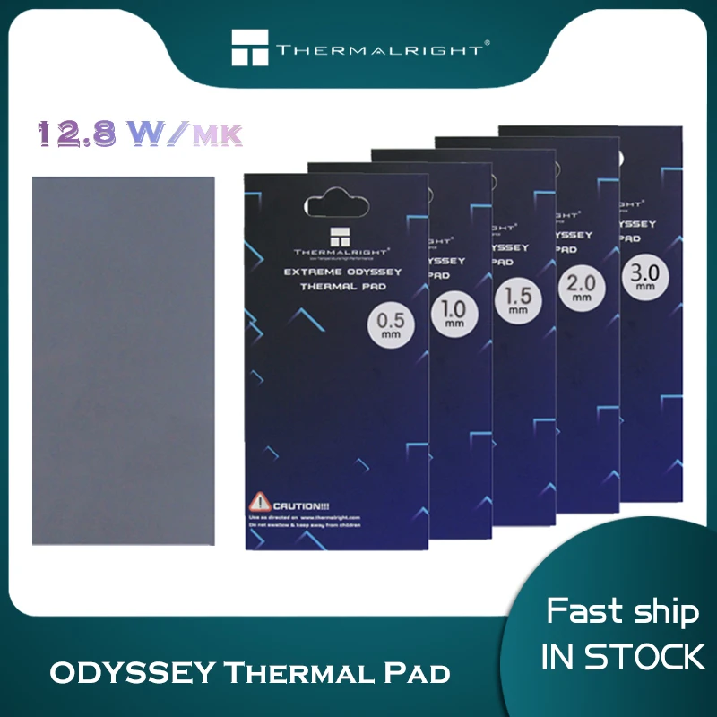 Термоправая термопрокладка ODYSSEY 12,8 Вт/мК, используемая для процессора/GPU/RAM / SSD, 120x20 85X45 120x120мм, силиконовая прокладка 0,5-3 мм
Термоправая термопрокладка ODYSSEY 12,8 Вт/мК, используемая для процессора/GPU/RAM / SSD, 120x20 85X45 120x120мм, силиконовая прокладка 0,5-3 мм
