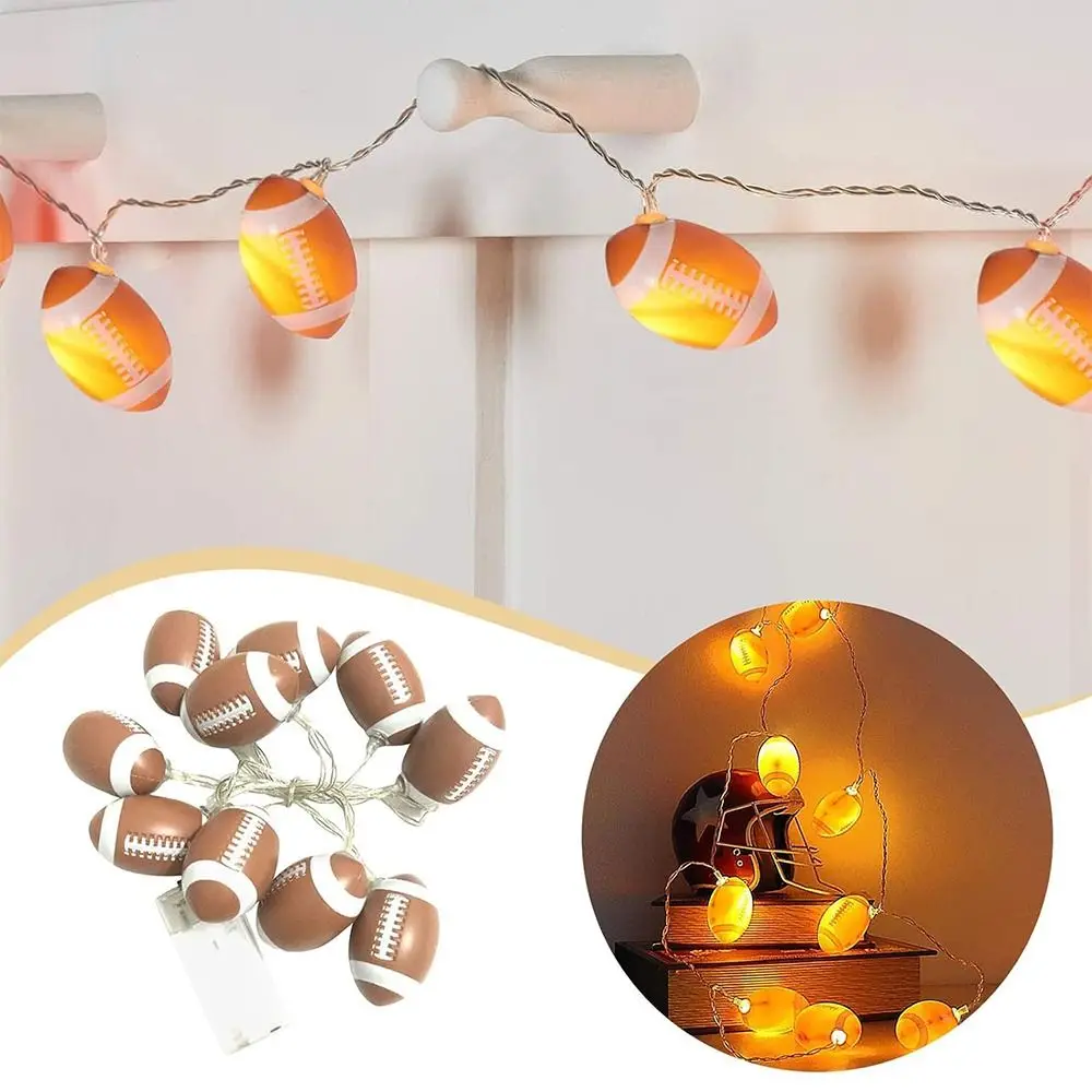 10LED Lights Basketball Decorations String Lights PVC Battery Operated Baseball String Lamp Warm White Light
10LED Lights Basketball Decorations String Lights PVC Battery Operated Baseball String Lamp Warm White Light