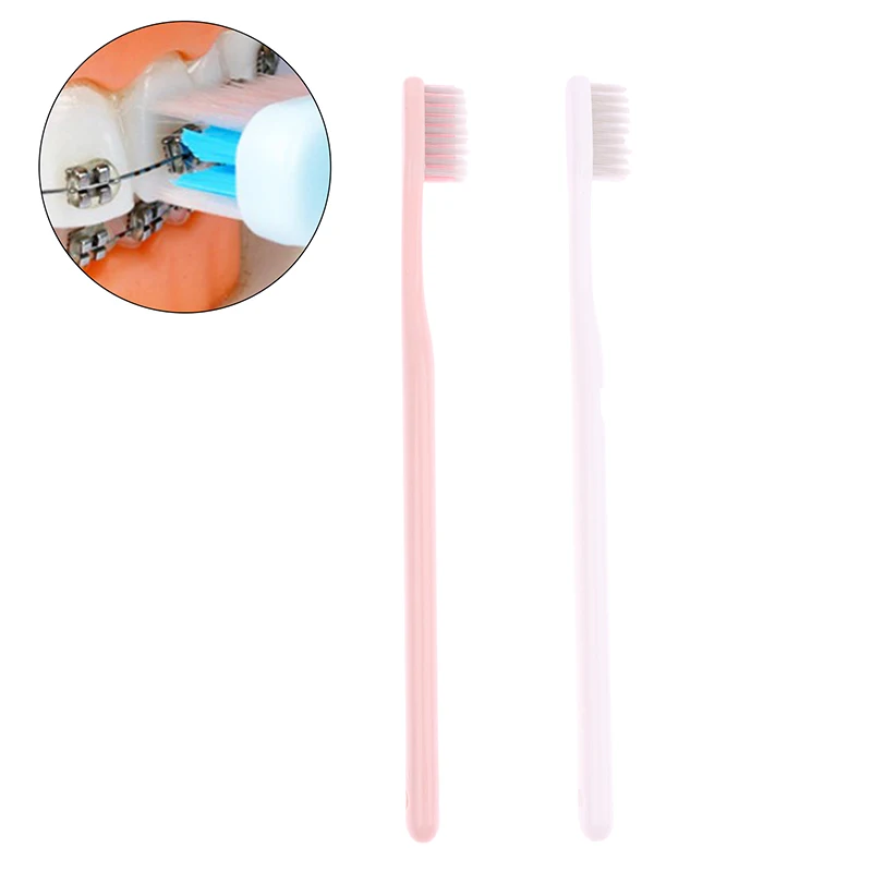 

1PC Clean Orthodontic Braces Adult Orthodontic Toothbrushes Dental Tooth Brush Soft Bristle Toothbrush For Oral Health Care