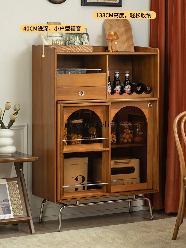 Nordic Side Cabinet Small Apartment Solid Wood Tea Side Cabinet Wine Cabinet Living Room Wall Coffee
Nordic Side Cabinet Small Apartment Solid Wood Tea Side Cabinet Wine Cabinet Living Room Wall Coffee