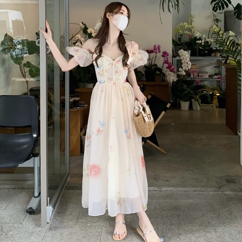 2023 Summer New Dress Sweet Off Shoulder Puff Sleeve Sling Printing Collet Lady High Waisted Ruffle Edge French Free Shipping
2023 Summer New Dress Sweet Off Shoulder Puff Sleeve Sling Printing Collet Lady High Waisted Ruffle Edge French Free Shipping
