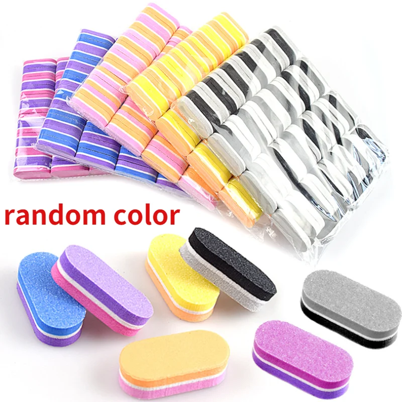 50 Pcs/lot Mini Nail Files Colorful Sponge Nail File Buffer Block Pedicure and Manicure Nail Tools Kit Nail Files 100 180
50 Pcs/lot Mini Nail Files Colorful Sponge Nail File Buffer Block Pedicure and Manicure Nail Tools Kit Nail Files 100 180