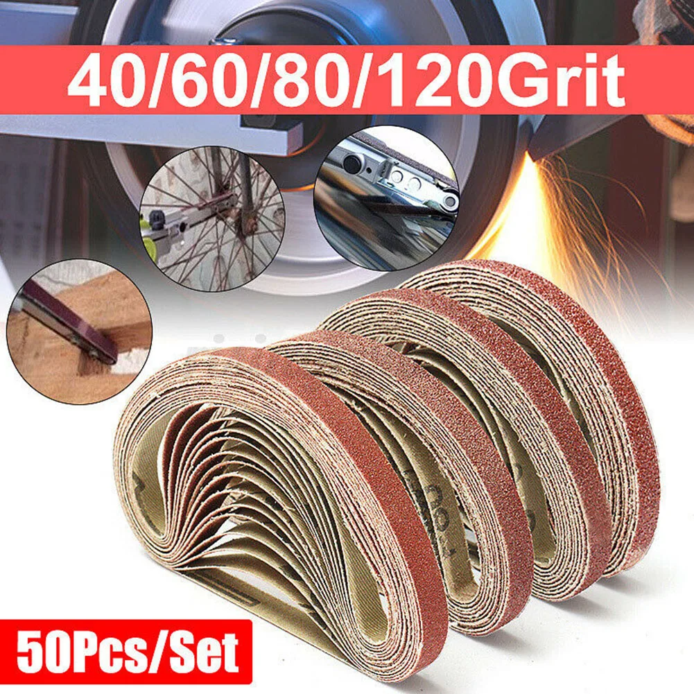 50pcs 40/60/80/120Grit Sanding Belts Abrasive Bands For Sanders File Sanders Belt Sander Abrasive Tool Wood Soft Metal Polishing
50pcs 40/60/80/120Grit Sanding Belts Abrasive Bands For Sanders File Sanders Belt Sander Abrasive Tool Wood Soft Metal Polishing