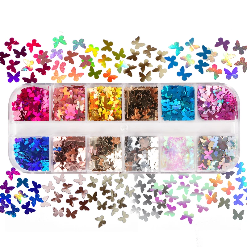 5mm Shiny Butterfly Sequins For Epoxy Resin Mold Filling Holographic Glitter Flakes Nail Art Decorations Jewelry Making Supplies
5mm Shiny Butterfly Sequins For Epoxy Resin Mold Filling Holographic Glitter Flakes Nail Art Decorations Jewelry Making Supplies