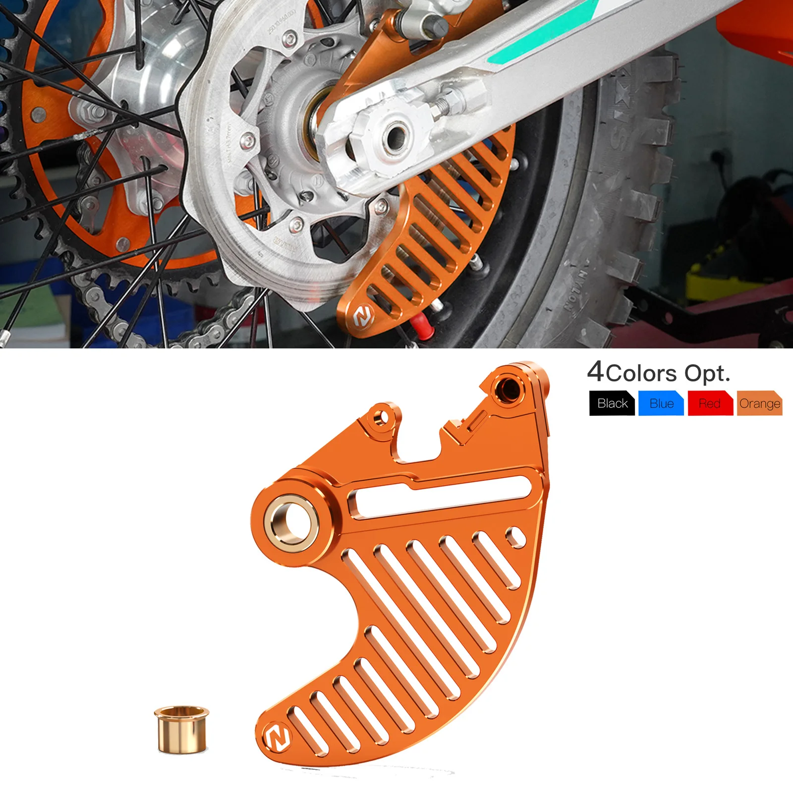 

Motorcycle Rear Brake Disc Guard For KTM 125 250 300 350 400 450 500 530 EXC EXCF XC XCF XCW XCFW SX SXF TPI 6D 2004-2024 2023