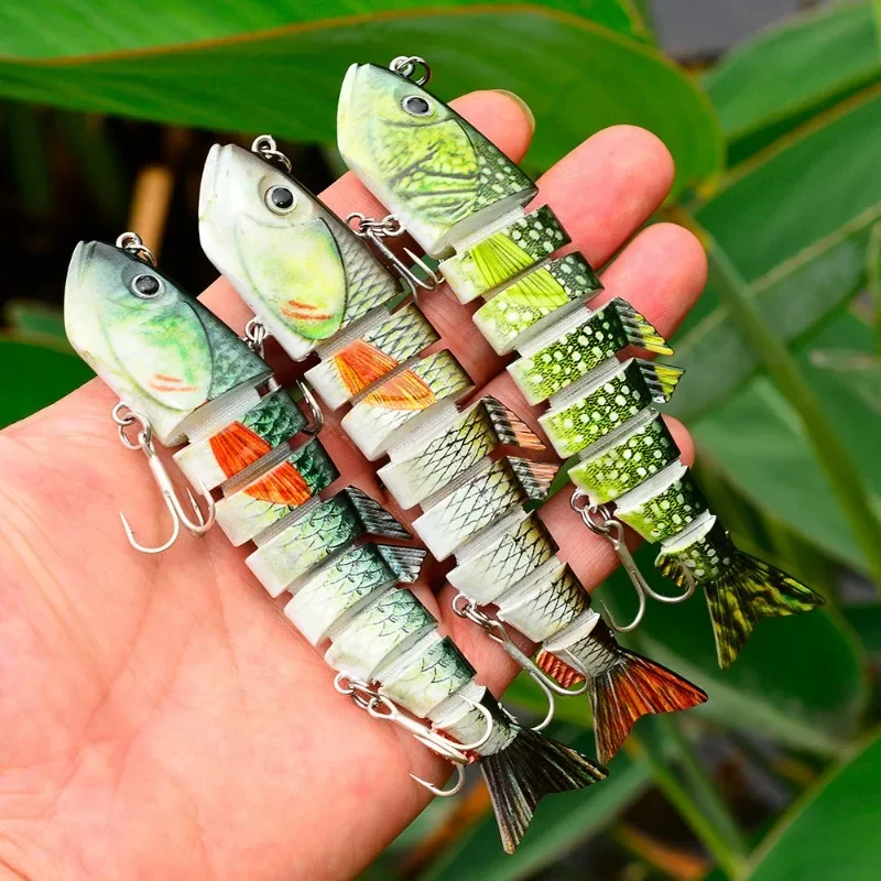 Lifelike Fishing Wobbler, 8-segment Swim Bait, Crankbait, Hard Bait, Slow, Artificial Lures, Fishing Tackle, 13cm, 22g
Lifelike Fishing Wobbler, 8-segment Swim Bait, Crankbait, Hard Bait, Slow, Artificial Lures, Fishing Tackle, 13cm, 22g
