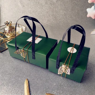 10Pcs/lot Creative Gift Box Green forest Paper Boxes Nougat Cookies Tote Bags Wedding Chocolate Cake Packing Party Supplies
10Pcs/lot Creative Gift Box Green forest Paper Boxes Nougat Cookies Tote Bags Wedding Chocolate Cake Packing Party Supplies