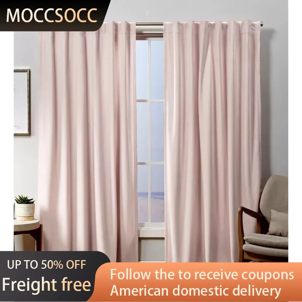 

Curtains Velvet Heavyweight Light Filtering Hidden Tab Top Curtain Panel Pair 52x84 Home Accessories for Home Decor Decoration