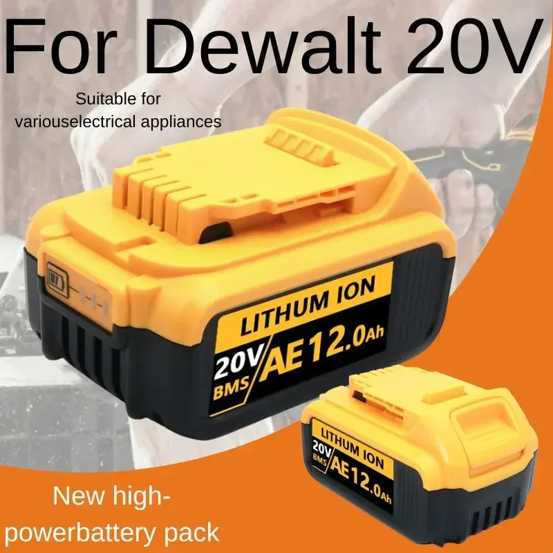 For Dewalt Screwdriver 20V 6.0Ah/8.0Ah/12.0Ah DCB200 Battery Lithium-ion DCB612 DCB609 DCB205 DCB200 DCB182 for Dewalt 20V fer
For Dewalt Screwdriver 20V 6.0Ah/8.0Ah/12.0Ah DCB200 Battery Lithium-ion DCB612 DCB609 DCB205 DCB200 DCB182 for Dewalt 20V fer