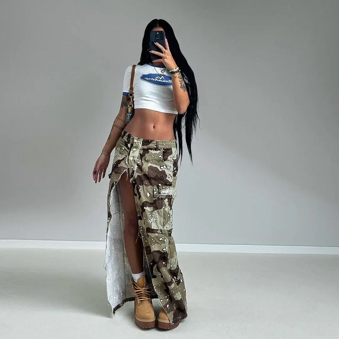 Y2K Streetwear Camo Skirt Jean Dress Sexy Clothes 2023 Winter Fall Women Cargo Pocket Denim Dress High Waist Camouflage Skirts
Y2K Streetwear Camo Skirt Jean Dress Sexy Clothes 2023 Winter Fall Women Cargo Pocket Denim Dress High Waist Camouflage Skirts