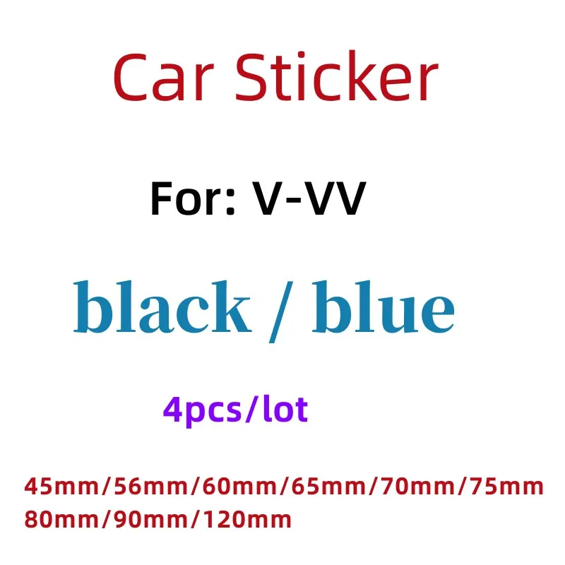 

4pcs/set 45mm 56mm 60mm 65mm 70mm 75mm 80mm 90mm 120mm Car Emblem Wheel Center Hub Cap Resin Badge Wheel Decal Sticker
