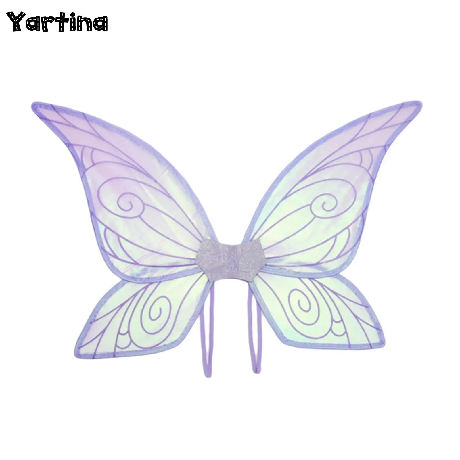 

Kids Adult Sparkly Fairy Elf Angel Butterfly Wings Princess Butterfly Costume Prop Halloween Cosplay Dress Up Theme Party