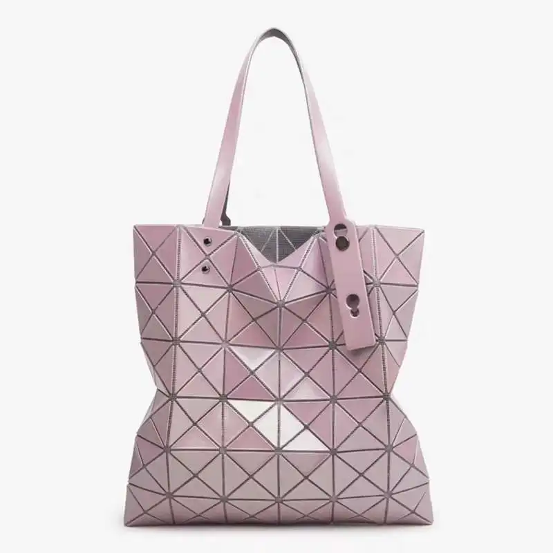 Trendy limited edition geometric rhombus frosted colorful large-capacity portable shoulder commuter tote bag
Trendy limited edition geometric rhombus frosted colorful large-capacity portable shoulder commuter tote bag