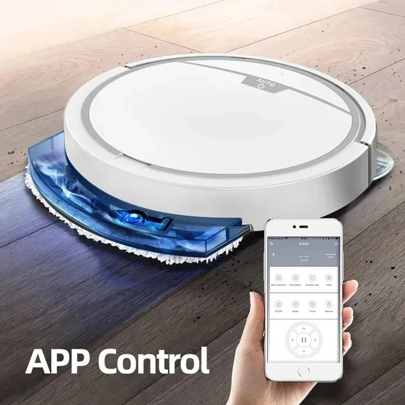 

New App Control Vacuum Sweeper Home Large Robotic Wet And Dry Sweep Mop Floor Smart Robot Vaccum Cleaner 2800Pa Suction New App