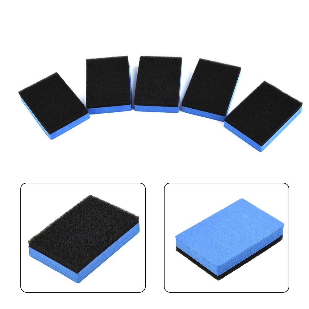 Polishing 5Pcs Waxing Rectangle Blue+Black 7.5*5*1.5cm Car Coating Sponges Replacement Glass Applicator Supplies Practical
Polishing 5Pcs Waxing Rectangle Blue+Black 7.5*5*1.5cm Car Coating Sponges Replacement Glass Applicator Supplies Practical