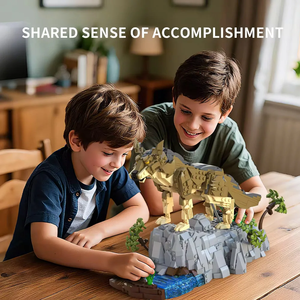 IN Stock 1192PCS MOC Wolf Animals Figures Building Blocks Wild Animal DIY Bricks Toys Movie Kids Model Toys Gifts Aldult Decor IN Stock 1192PCS MOC Wolf Animals Figures Building Blocks Wild Animal DIY Bricks Toys Movie Kids Model Toys Gifts Aldult Decor