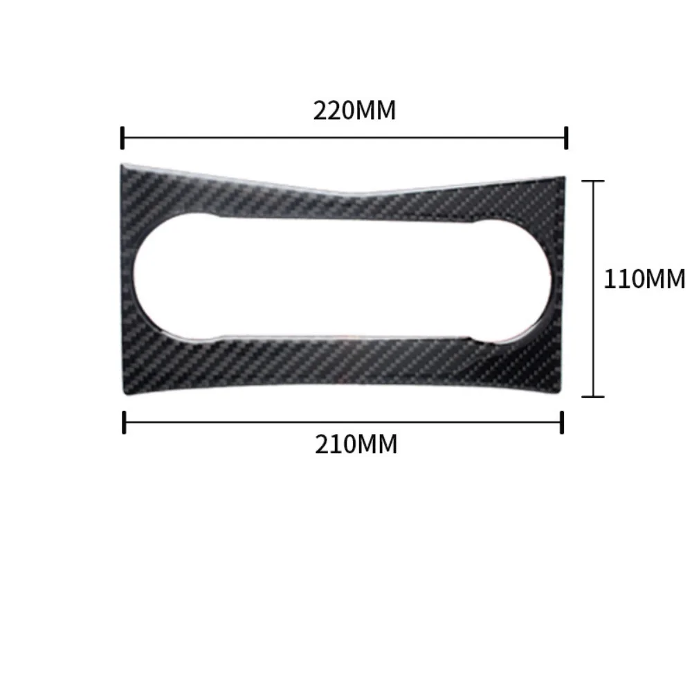 

Углеродное волокно для mercedes-benz C Class W204 2007-2013, центральное управление, ручка выходного отверстия кондиционера, рамка для CD-панели, крышка