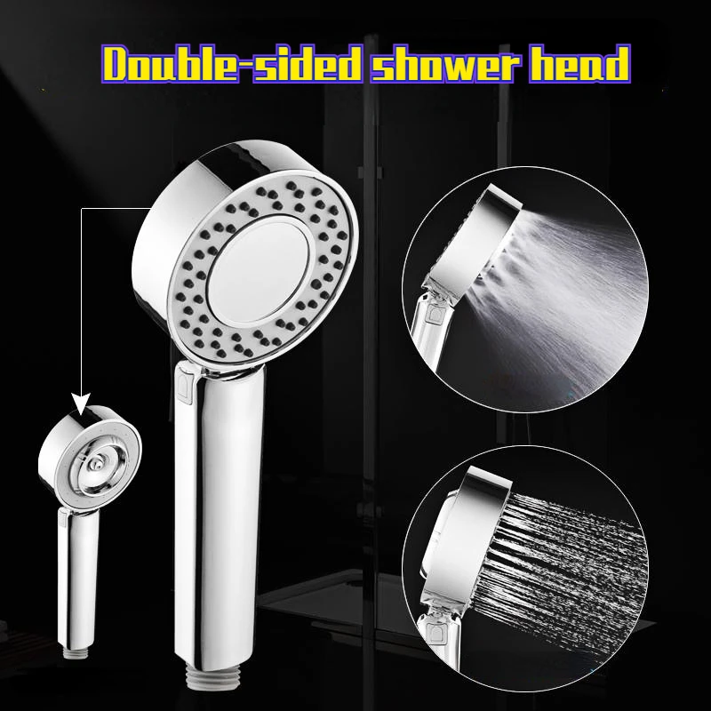 Double-sided Handheld Shower Head Water Saving Nozzle SPA Bath Shower High Pressure Rain Mist Shower Head Bathroom Accessories
Double-sided Handheld Shower Head Water Saving Nozzle SPA Bath Shower High Pressure Rain Mist Shower Head Bathroom Accessories