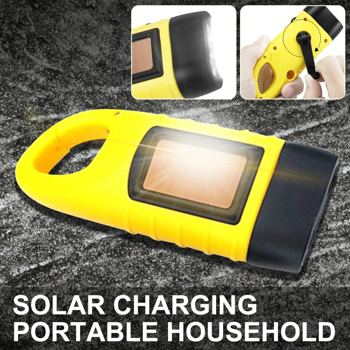 1pc 3 LED Solar Power Flashlight Hand Crank Dynamo Torch Lantern Emergency Camping Lamp For Outdoor Traveling Hiking Lighting
1pc 3 LED Solar Power Flashlight Hand Crank Dynamo Torch Lantern Emergency Camping Lamp For Outdoor Traveling Hiking Lighting