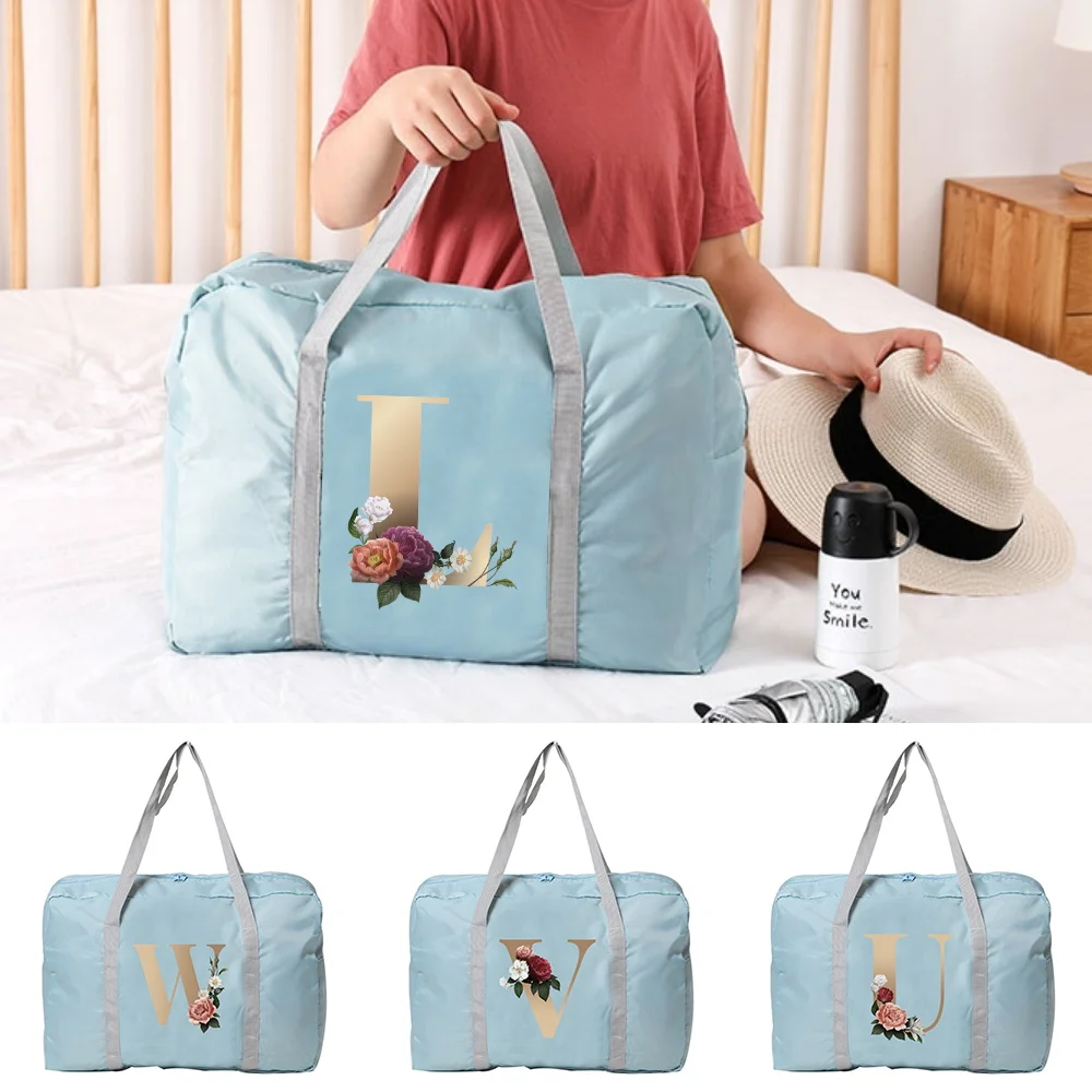Large Capacity Fashion Gold Letter Print Portable Travel Bag for Unsiex Weekend Luggage Storage Handle Bag Travel Carry on Bags
Large Capacity Fashion Gold Letter Print Portable Travel Bag for Unsiex Weekend Luggage Storage Handle Bag Travel Carry on Bags