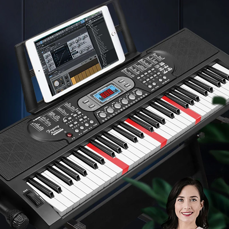 61 Key Keyboard Electronic Organ Kids Learning Electronic Piano Music Keyboard Teclados Musicales Musical Instruments WK50EP
61 Key Keyboard Electronic Organ Kids Learning Electronic Piano Music Keyboard Teclados Musicales Musical Instruments WK50EP
