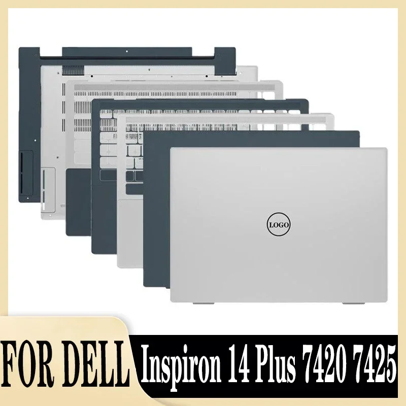 

NEW Original Laptops Frame Case For DELL Inspiron 14 Plus 7420 7425 Laptop LCD Screen Back Cover Palrmest Top Bottom Shell