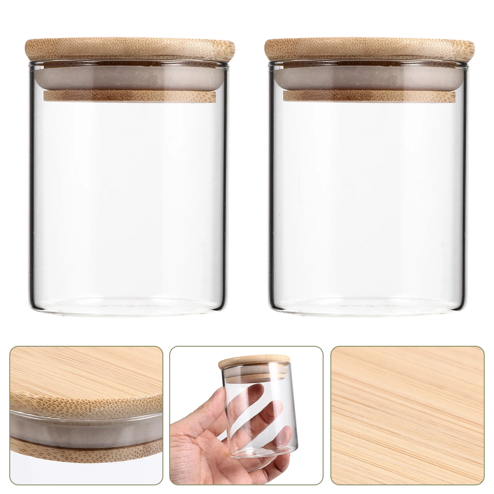Glass Jar Kitchen Food Jars Seal Storage Canister Tea Sealed Canisters Bamboo Lids
Glass Jar Kitchen Food Jars Seal Storage Canister Tea Sealed Canisters Bamboo Lids