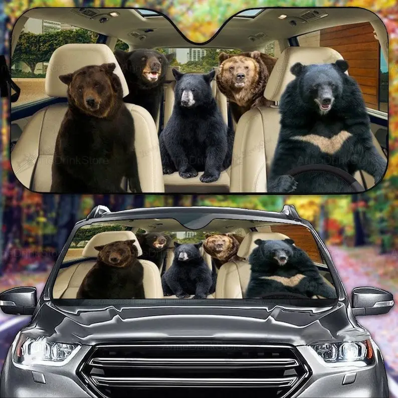 

Семейный автомобильный солнцезащитный козырек Bear, автомобильные аксессуары Bear, милый автомобильный козырек Bear, автомобильный солнцезащитный козырек, автомобильное ветровое стекло Bear, автомобильный Декор Bear