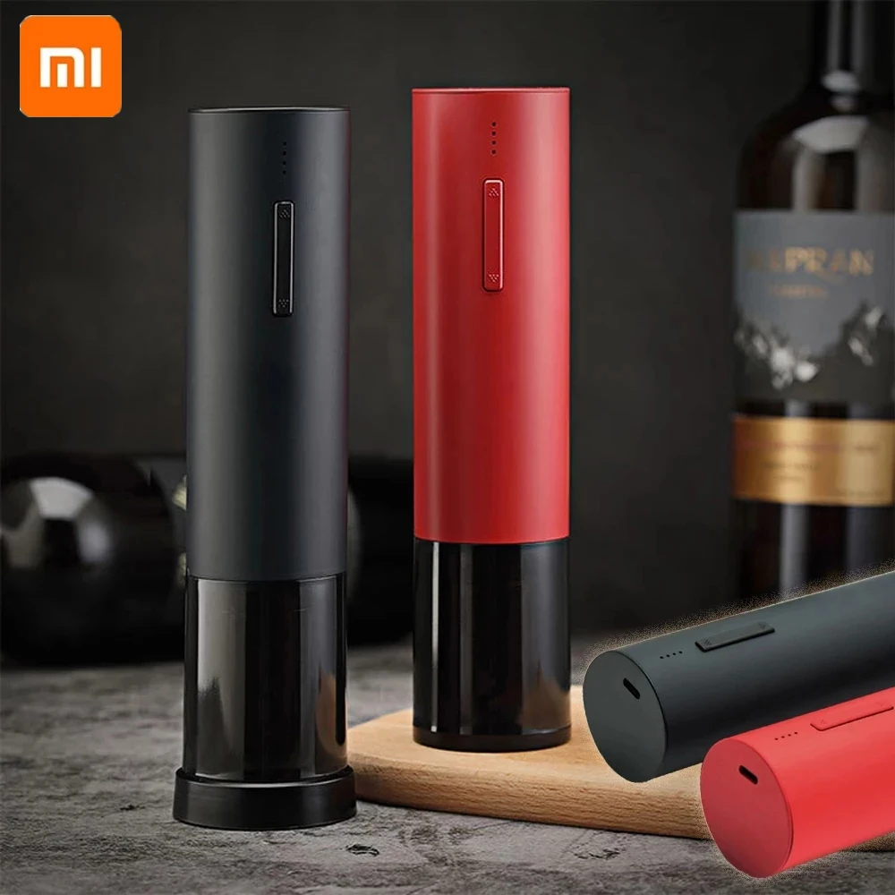 Xiaomi Rechargeable Electric Wine Opener Automatic Corkscrew Creative Wine Bottle Opener with USB Cable Home Bar Accessories
Xiaomi Rechargeable Electric Wine Opener Automatic Corkscrew Creative Wine Bottle Opener with USB Cable Home Bar Accessories