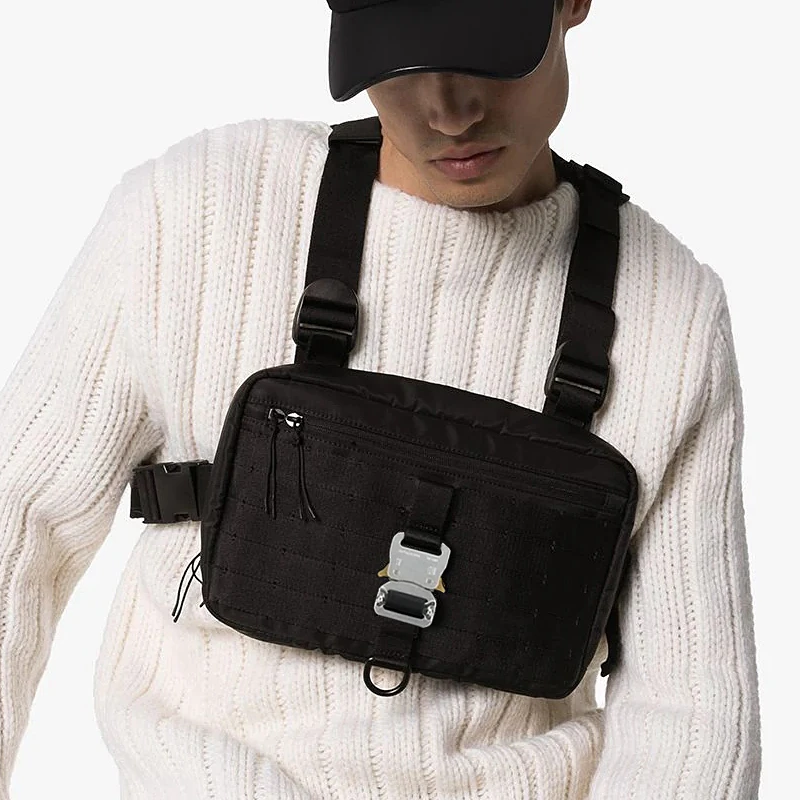 New Style Hip Hop Alyx Chest Bag 1017 Functional Tactical Workwear Vest Bag Black Check Unisex 1017 Alyx 9sm Backpack Goth
New Style Hip Hop Alyx Chest Bag 1017 Functional Tactical Workwear Vest Bag Black Check Unisex 1017 Alyx 9sm Backpack Goth