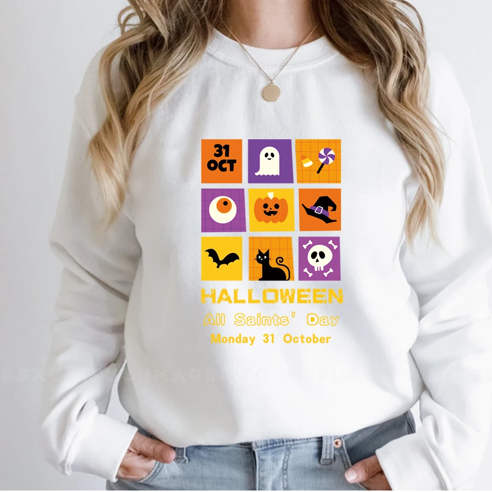 Harajuku All Saints' Day Happy Halloween Loog Sleeve Hoode Sweatshirt Gift Clothe
Harajuku All Saints' Day Happy Halloween Loog Sleeve Hoode Sweatshirt Gift Clothe