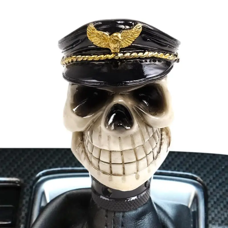 

Skull Head Gear Shift Knob Devil Skull Shift Lever Gear Shift Head Stick Shift Transmission Shifter Fits Most Manual & Automatic