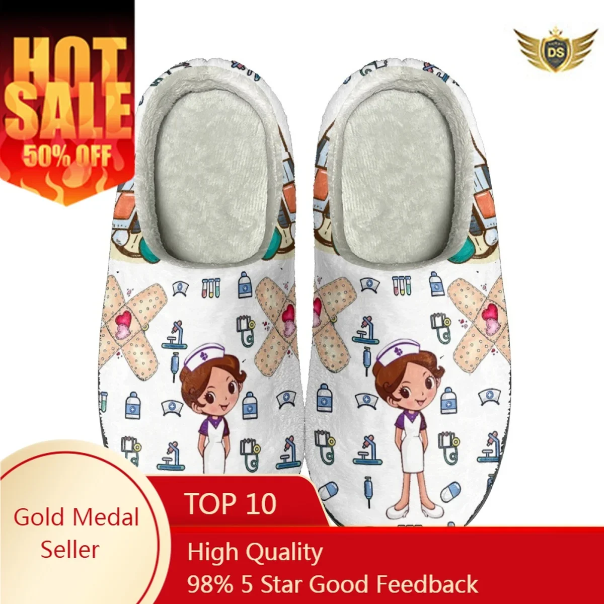 Winter Indoor Floor Casual Slippers Nurses Design Women Warm Home Slippers Comfortable Non-slip Cotton Slippers for Household
Winter Indoor Floor Casual Slippers Nurses Design Women Warm Home Slippers Comfortable Non-slip Cotton Slippers for Household