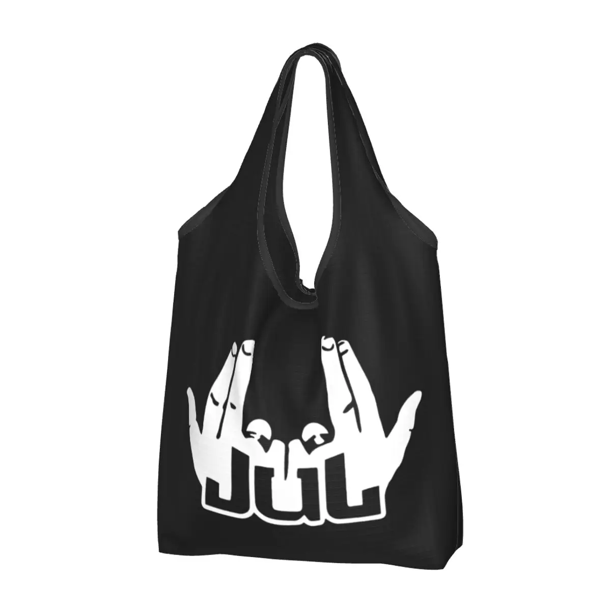 Jul Sign Shopping Bag Reusable Grocery Eco Bags Large Capacity Rapper Recycling Bags Washable Handbag
Jul Sign Shopping Bag Reusable Grocery Eco Bags Large Capacity Rapper Recycling Bags Washable Handbag