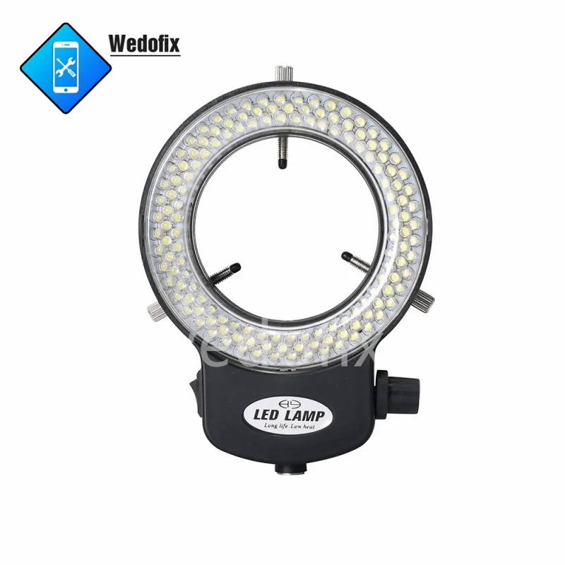 144 LED Microscope Ring Light Adjustable Illuminator Lamp for Industry Stereo Lens Camera Light Source 110V-240V Adapter
144 LED Microscope Ring Light Adjustable Illuminator Lamp for Industry Stereo Lens Camera Light Source 110V-240V Adapter