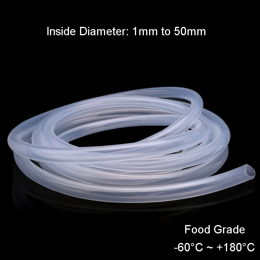 1 Meter Food Grade Clear Silicone Flexible Wire 3mm 4 5 6 7 8 9 10 to 60mm Outer Diameter High Temperature Resistant Hose
1 Meter Food Grade Clear Silicone Flexible Wire 3mm 4 5 6 7 8 9 10 to 60mm Outer Diameter High Temperature Resistant Hose