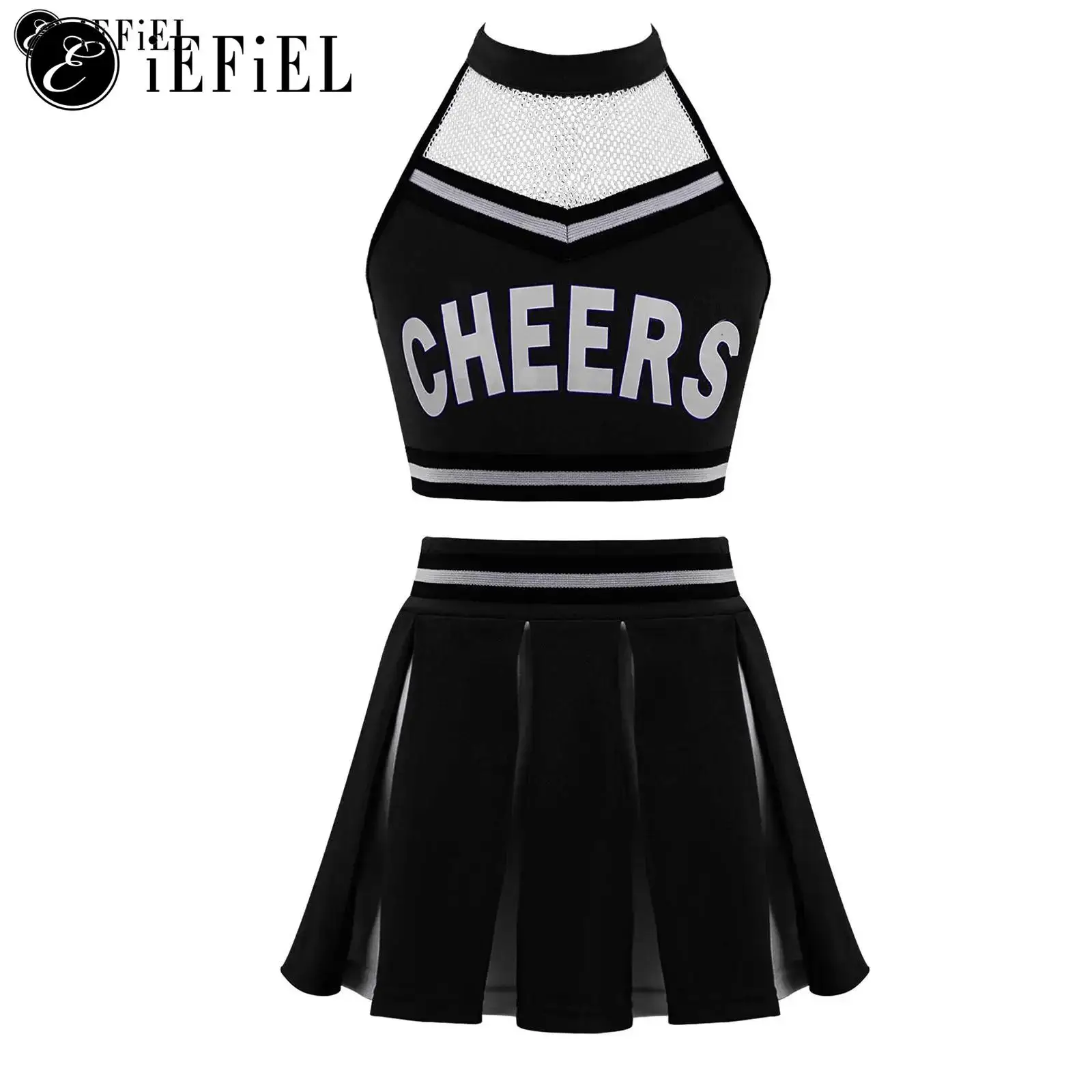 Танцевальная форма для больших девочек Cheer Leader, комплект с укороченным топом на бретельках и плиссированной мини-юбкой
Танцевальная форма для больших девочек Cheer Leader, комплект с укороченным топом на бретельках и плиссированной мини-юбкой
