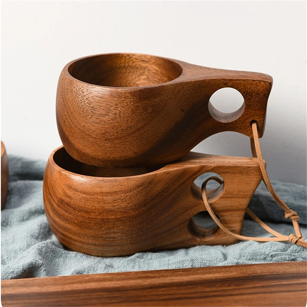Handmade Wooden Milk Cup Acacia Wood Coffee Mugs Tasse With Carrying Rope Handle Camping Drinkware Cups Kitchen Tools
Handmade Wooden Milk Cup Acacia Wood Coffee Mugs Tasse With Carrying Rope Handle Camping Drinkware Cups Kitchen Tools