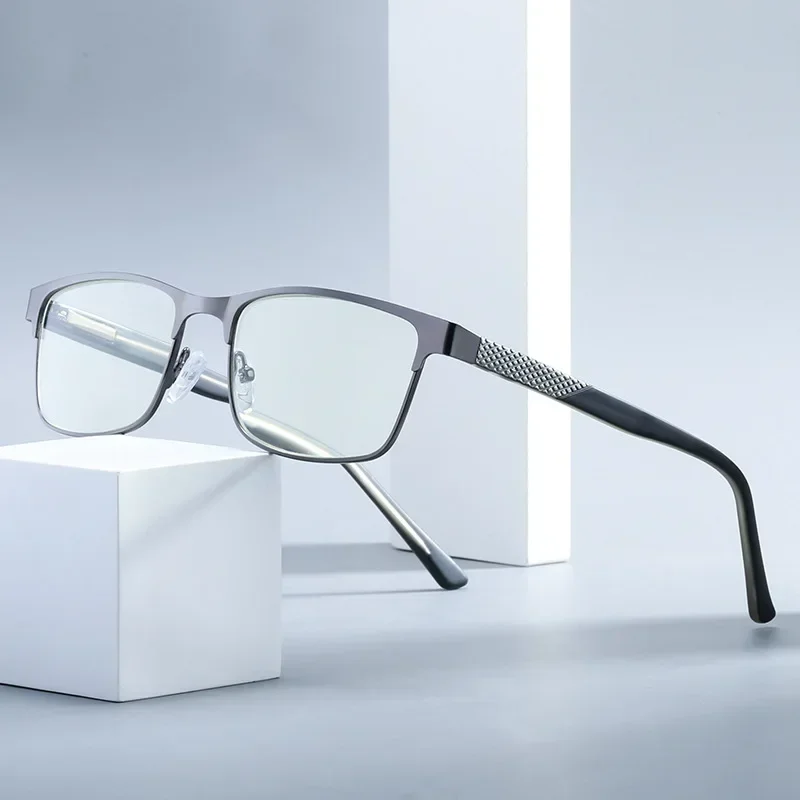 Men's Blue Light Blocking Reading Glasses Vintage Retro Metal Half Frame Eyeglasses Unisex Classic Business Eyewear Presbyopia
Men's Blue Light Blocking Reading Glasses Vintage Retro Metal Half Frame Eyeglasses Unisex Classic Business Eyewear Presbyopia