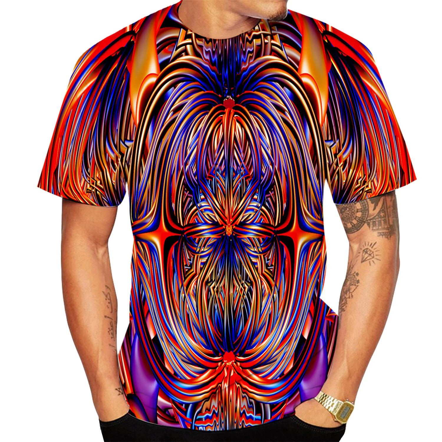 Fashion Newest 3D Printing T Shirt Vertigo Hypnotic Unisex Funny Short Sleeved Tees Men/women Tops Pullover Tee Plus Size
Fashion Newest 3D Printing T Shirt Vertigo Hypnotic Unisex Funny Short Sleeved Tees Men/women Tops Pullover Tee Plus Size