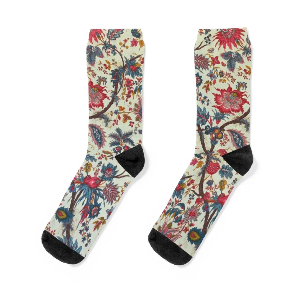 

Toile de jouy colorful Socks valentine gift ideas gym designer brand Crossfit Women Socks Men's