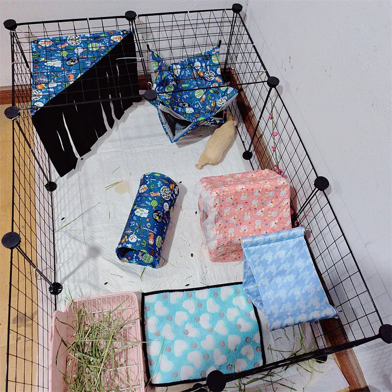 Guinea Pig Hammock Pet Hideout Cage Accessories Hamster Tent Nest Bed Corner Tassel Shelter for Chinchilla Hedgehog Squirrel Guinea Pig Hammock Pet Hideout Cage Accessories Hamster Tent Nest Bed Corner Tassel Shelter for Chinchilla Hedgehog Squirrel