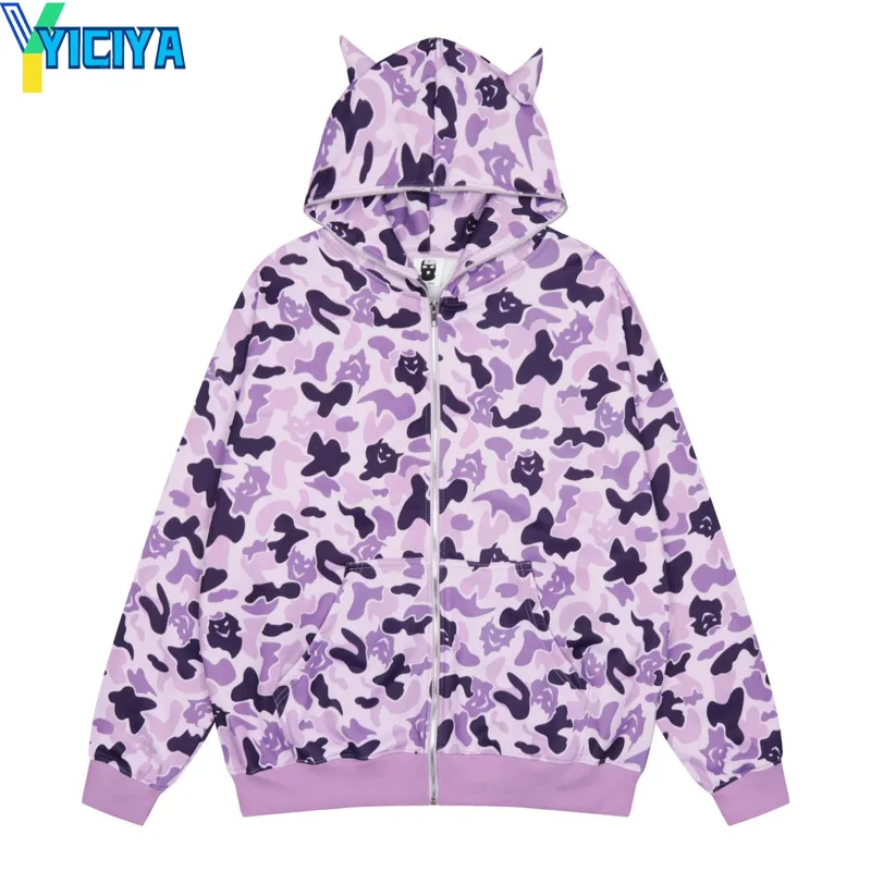 YICIYA HOOD Sweatshirt new High quality Blouse Sweatshirts Streetwear Harajuku Hoodies Women zip up hoodie Long sleeve Outwear
YICIYA HOOD Sweatshirt new High quality Blouse Sweatshirts Streetwear Harajuku Hoodies Women zip up hoodie Long sleeve Outwear