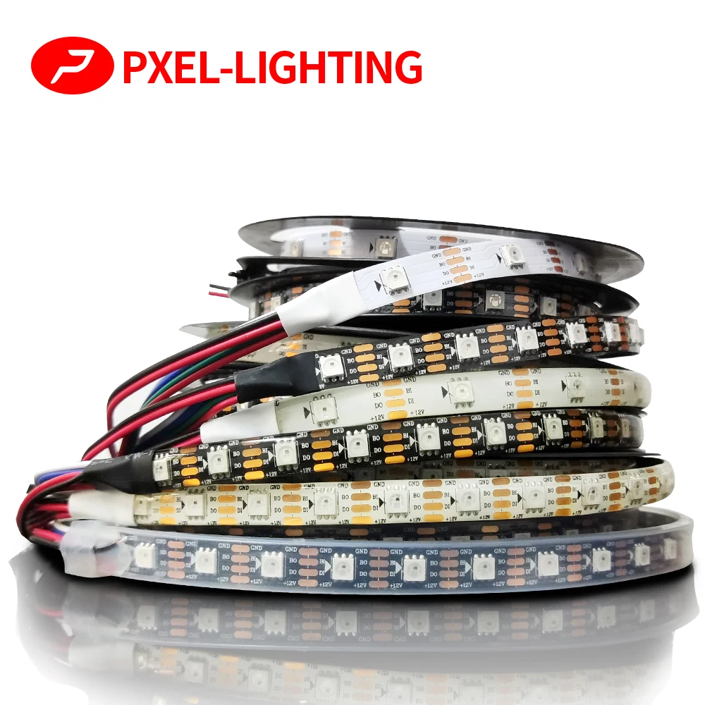 

WS2812B WS2813 WS2815 WS2811 RGB LED Strip Individually Addressable 30/60/144pixels/Leds/M Tape Light IP30/65/67 DC5V DC12V