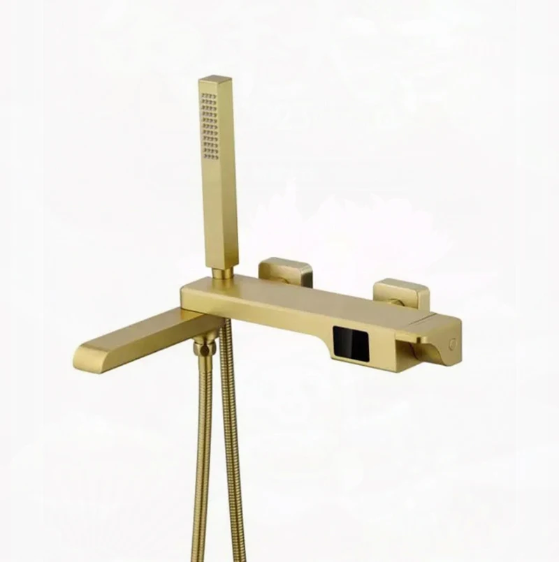 

Brass Bathtub Faucet Bathroom Faucet Bath Faucet Shower Mixer Crane Digital Display Faucet for bathroom Waterfall Spout