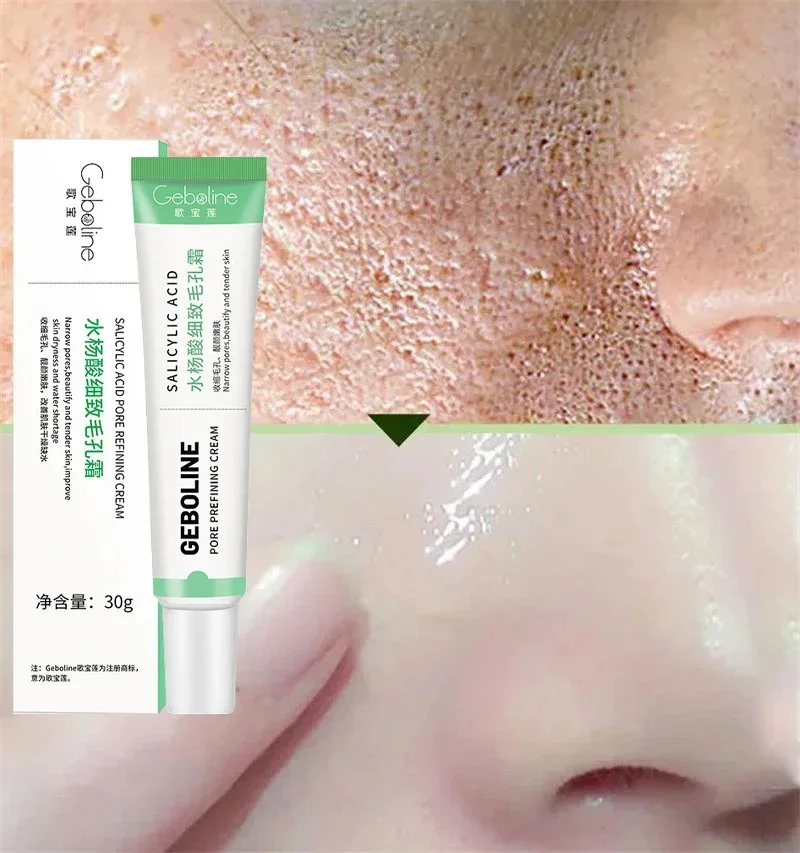 

Salicylic Acid Pore Shrinking Serum Cream Face Removing Large Pores Acne Pimple Treatment Repairing Korean Care Products
