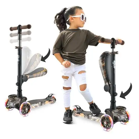Hurtle 3 Wheeled Scooter for kids Stand & Cruise Toddlers Toy W/ Adjustable Height (Real tree)
Hurtle 3 Wheeled Scooter for kids Stand & Cruise Toddlers Toy W/ Adjustable Height (Real tree)