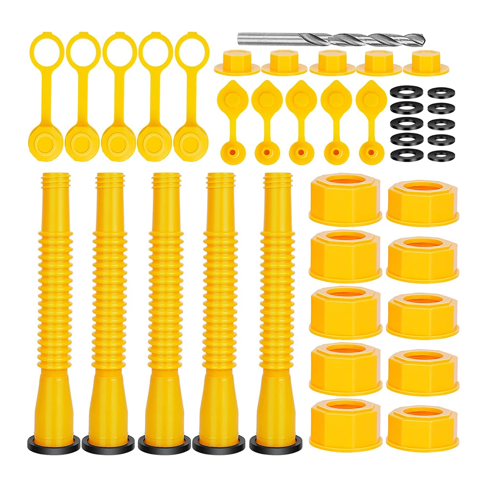 5X Replacement Gas Can Spout Nozzle Vent Kit For Plastic Gas Cans Old Style Cap For Midwest For Scepter
5X Replacement Gas Can Spout Nozzle Vent Kit For Plastic Gas Cans Old Style Cap For Midwest For Scepter