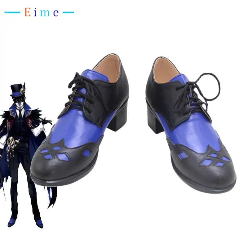 Game Twisted-Wonderland Dire Crowley Cosplay Shoes PU Leather Shoes Custom Made Halloween Carnival Boots Custom Made 
Game Twisted-Wonderland Dire Crowley Cosplay Shoes PU Leather Shoes Custom Made Halloween Carnival Boots Custom Made